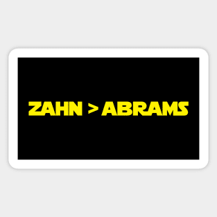 Zahn > Abrams (variant) Sticker